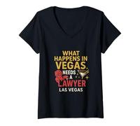 Mujer Haz Que Las Vegas Sean Baratas Otra Vez Retro Las Vegas Buffets Casino Party Camiseta Cuello V