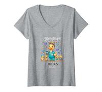 Mujer Healthcare Worker Gifts Nurse Medical Worker Hospital Staff Camiseta Cuello V