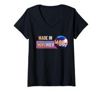 Mujer Hecho En Noviembre 1998 Impresionante Desde 1998 cumpleaños Vintage Camiseta Cuello V