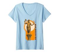 Mujer Hefesto Estatua Vintage Historia Griega Dios Grecia Mito Camiseta Cuello V