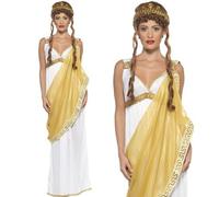 Mujer Helen De Troy Disfraz de Lujo Mujer Griego Conjunto Por Smiffys