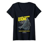 Mujer Helldivers 2 Earn Your Cape Super Earth Training Video Game Camiseta Cuello V