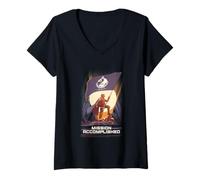 Mujer Helldivers 2 Mission Accomplished Poster Video Game Camiseta Cuello V