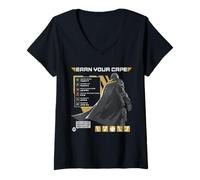 Mujer Helldivers 2 Stragtagem Hero Earn Your Cape Video Game Camiseta Cuello V