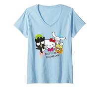 Mujer Hello Kitty - and Friends This Is Real Friendship Camiseta Cuello V