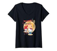 Mujer Hello Kitty - My Melody Friends Camiseta Cuello V