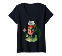 Mujer Hello Neighbor - Close-Up Neighbor Camiseta Cuello V