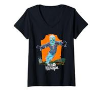 Mujer Hello Neighbor - Ghost Runner Camiseta Cuello V