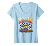 Mujer Hendrick Motorsports William Byron 24 Racing Nascar Camaro Camiseta Cuello V