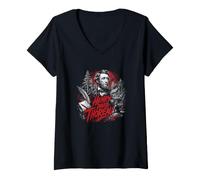 Mujer Henry-David Thoreau Walden, Frases de Naturaleza Camiseta Cuello V