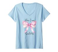 Mujer Here I Am Send Me Women Here I Am Lord Send Me Isaiah 6:8 Camiseta Cuello V