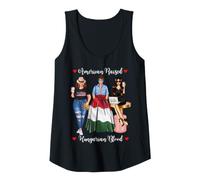 Mujer Herencia de Sangre húngara Criada en América Sexy Camiseta sin Mangas
