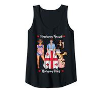 Mujer Herencia de Vibraciones Medio Americanas y georgianas Camiseta sin Mangas