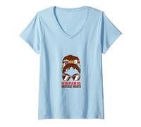 Mujer Herencia hispana Camiseta Cuello V