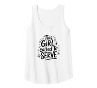 Mujer Hermana Misionera LDS This Girl Is Called To Serve Camiseta sin Mangas