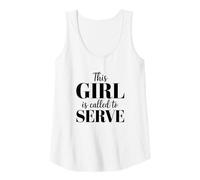 Mujer Hermana Misionera LDS This Girl Is Called To Serve Camiseta sin Mangas