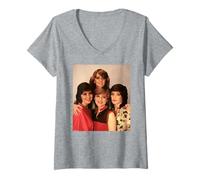 Mujer Hermanas Nolan en el Estado de ánimo para Bailar por Virginia Turbett Camiseta Cuello V