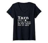 Mujer Hilo Un Objeto Para Que La Palabra Suficiente Camiseta Cuello V