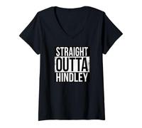 Mujer HINDLEY DE Fuera Recta Camiseta Cuello V