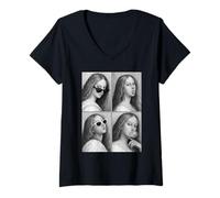 Mujer Hipatia De Alejandría Camiseta Cuello V