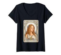 Mujer Hipatia De Alejandría Camiseta Cuello V