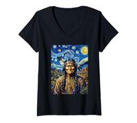 Mujer Historia de la India Geronimo Lakota Camiseta Cuello V