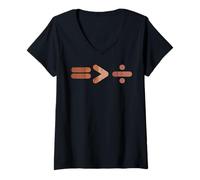 Mujer Historia Negra Igualdad Gran División Melanina Hombres Mujeres Camiseta Cuello V