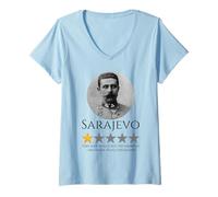 Mujer History Meme - Archiduque Franz Ferdinand - Primera Guerra Mundial Camiseta Cuello V