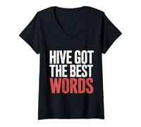 Mujer Hive Got The Best Words Spelling Competition Student |- Camiseta Cuello V