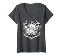 Mujer HMT Windrush Trojan Skinhead Reggae - British Jamaican Camiseta Cuello V