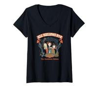 Mujer Hocus Pocus All Hallows Halloween Camiseta Cuello V