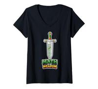 Mujer Hoja de cálculo de Excel Warrior Academics Camiseta Cuello V