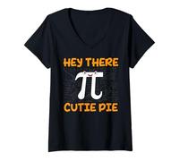 Mujer Hola Cutie Pie Camiseta Cuello V