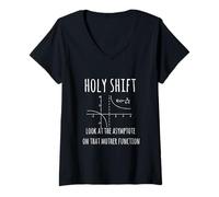Mujer Holy Shift Asymptote Function Physics - Camiseta Camiseta Cuello V
