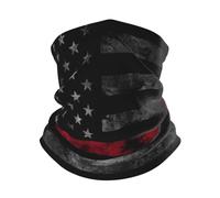 Mujer Hombre Calentador De Cuello Bandera Americana Vintage Pasamontañas Secado Rápido Polainas De Cuello Protección Solar Bandana para Yoga Correr Cámping