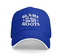 Mujer Hombre Gorras Hip Hop La Culpa Es De Mis Raíces Sombrero Protección UV Gorra De Béisbol Ajustable Gorra Trucker para Golf Running Verano