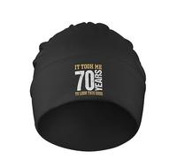 Mujer Hombre Gorro De Punto Me Tomó 70 Años Lucir Tan Bien En Mi Cumpleaños Gorra Holgado Moderno Gorros Beanie Cálido Slouch Gorrita para Deporte Ciclismo Esquí