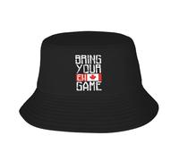 Mujer Hombre Gorro Pescador Trae Tu Eh Game Arte Divertido Sombreros De Cubo Ligero Sombrero De Sol Rápido Secado Gorro Playa para Senderismo Viaje Camping