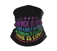 Mujer Hombre Pañuelo De Cabeza La Ciencia Es Real Las Vidas De Los Negros Importan Bandana Durable Calentador De Cuello Elástico Bufanda Facial para Senderismo Cámping Motocicleta