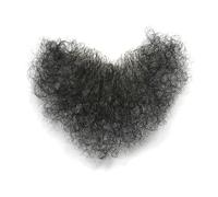 Mujer Hombre Pubic Toupee Hombres Barbas Halloween Fancy Dress Pecho Hair Toupet Pubic Hair Like Black Curls Hearts Shape,B