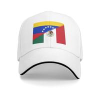 Mujer Hombre Snapback Cap Michoacán México Mexicano Venezuela Bandera Venezolana Sombrero Secado Rápido Gorra Trucker Ajustable Gorra De Béisbol para Aire Libre Running Deporte