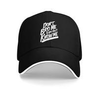 Mujer Hombre Snapback Cap No Me Llames Hermano Si No Me Conoces. Gorras Hip Hop Suave Gorra De Béisbol Ligera Sombrero para Tenis Deporte Golf
