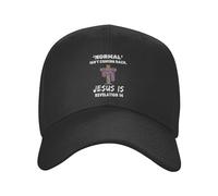 Mujer Hombre Sombrero, La Normalidad No Volverá, Pero Jesús Es El Cristianismo. Snapback Cap Cómoda Gorra Trucker Clásico Gorras Hip Hop para Aire Libre Running Deporte