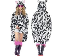 Mujer Hombre Unisex Animal Ponchos Impermeable Festival para Disfraz de Adulto