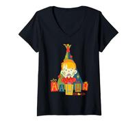 Mujer Home Alone Aahh Navidad Camiseta Cuello V