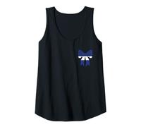 Mujer Honduras Girl Coquette Bow Ribbon Pride Bandera de Honduras Camiseta sin Mangas