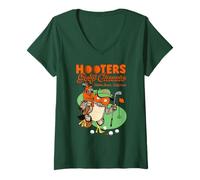 Mujer Hooters Pebble Beach Golf Classic Hootie The Owl Logo Funny Camiseta Cuello V