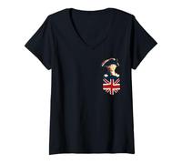 Mujer Horatio Nelson en mi Bolsillo Camiseta Cuello V