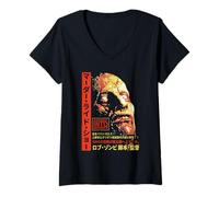 Mujer House of 1000 Corpses Japanese Movie Poster Retro Horror Camiseta Cuello V