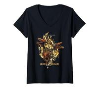 Mujer House of The Dragon Dreams Didn'T Make Us Kings Camiseta Cuello V